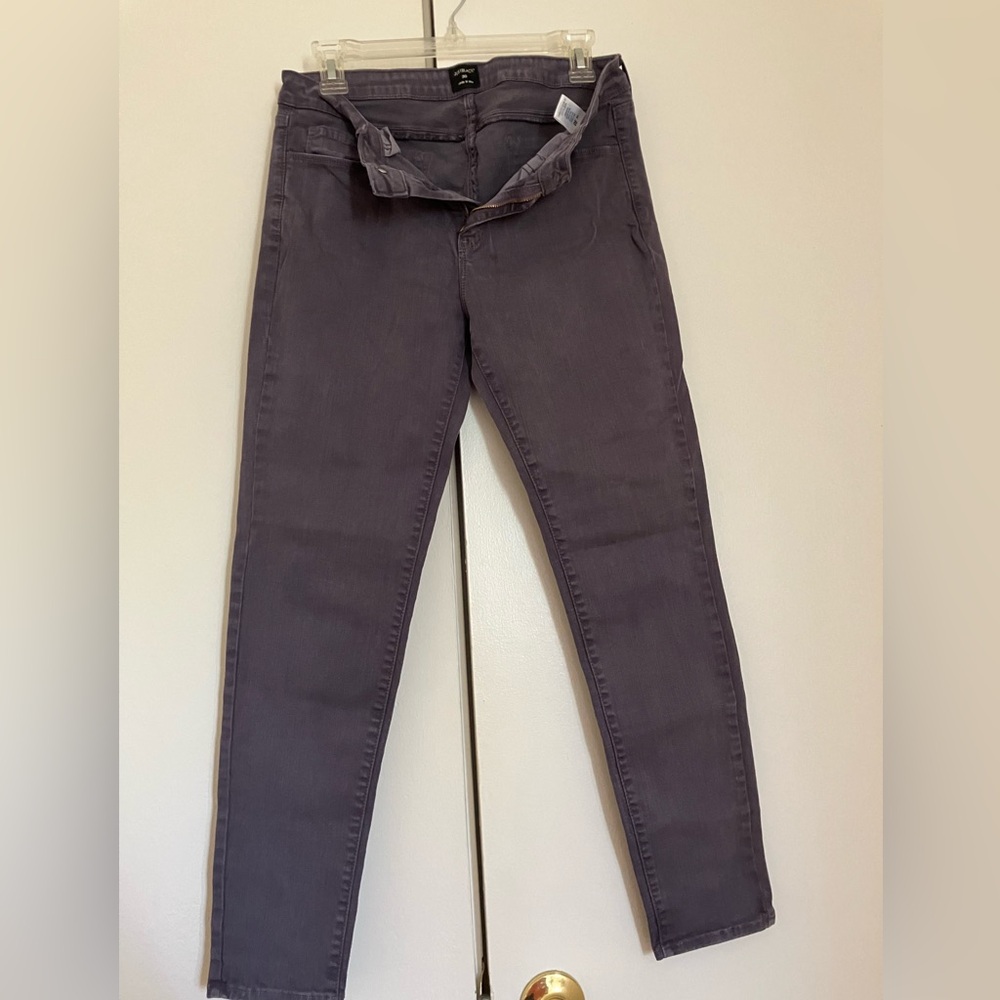 Just Black Brand- Straight Leg Jeans Size 30. Periwinkle Gray Color